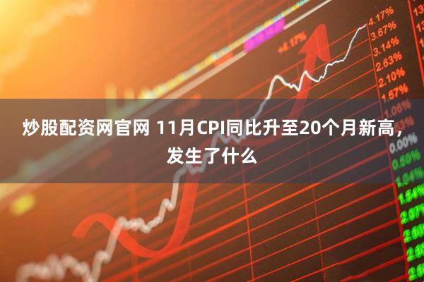 炒股配资网官网 11月CPI同比升至20个月新高，发生了什么